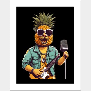 Pineapple Singer Posters and Art